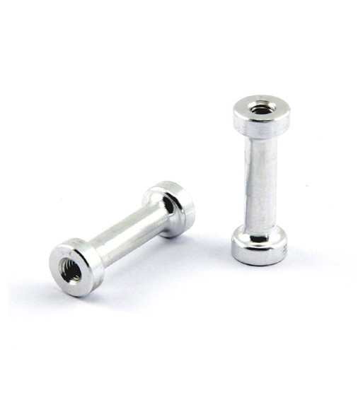 Body mount plate support (2) - aluminum