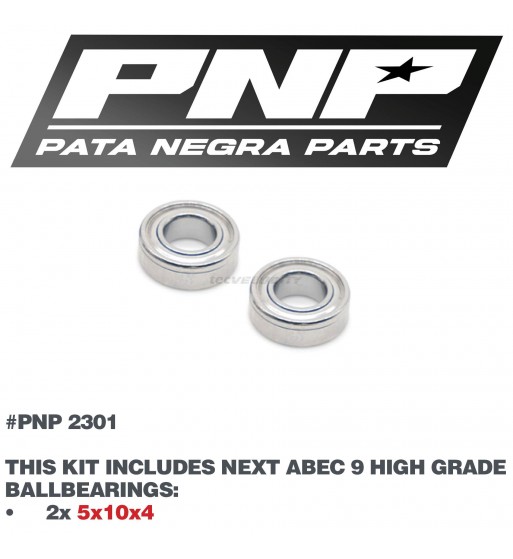 PNP-2301 Ballbearings 2X 5x10x4