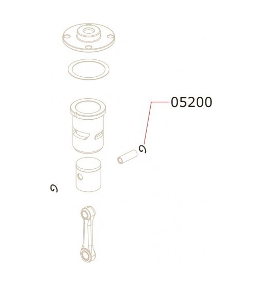 Clips Biela/Pistão
